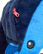 Load image into Gallery viewer, Snuggz Kids Plush 3D Shark Backpack