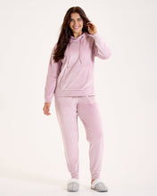 Load image into Gallery viewer, Snuggz Women Charcoal Velour Loungewear Set