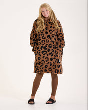 Load image into Gallery viewer, Snuggz Kids Lite - Leopard Print Hooded Blanket
