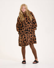Load image into Gallery viewer, Snuggz Kids Lite - Leopard Print Hooded Blanket