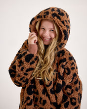 Load image into Gallery viewer, Snuggz Kids Lite - Leopard Print Hooded Blanket