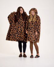 Load image into Gallery viewer, Snuggz Women Lite - Leopard Print Hooded Blanket