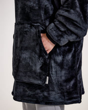 Load image into Gallery viewer, Snuggz Adults Original - Black Hooded Blanket