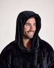 Load image into Gallery viewer, Snuggz Kids Original - Black Hooded Blanket