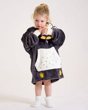 Load image into Gallery viewer, Snuggz Kids 2 in 1 Penguin Pocket Pal Hooded Blanket