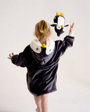 Load image into Gallery viewer, Snuggz Kids 2 in 1 Penguin Pocket Pal Hooded Blanket
