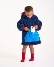 Load image into Gallery viewer, Snuggz Kids 2 in 1 Shark Pocket Pal Hooded Blanket