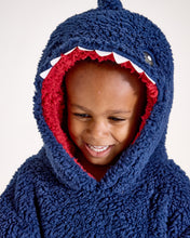 Load image into Gallery viewer, Snuggz Kids 2 in 1 Shark Pocket Pal Hooded Blanket