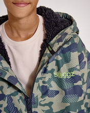 Load image into Gallery viewer, Snuggz Kids Lite Green Camo Changing Robe