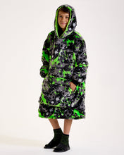 Load image into Gallery viewer, Snuggz Kids Original Football Graffiti Hooded Blanket