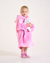 Load image into Gallery viewer, Snuggz Kids 2 in 1 Unicorn Pocket Pal Hooded Blanket