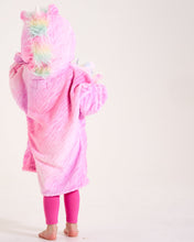 Load image into Gallery viewer, Snuggz Kids 2 in 1 Unicorn Pocket Pal Hooded Blanket