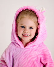 Load image into Gallery viewer, Snuggz Kids 2 in 1 Unicorn Pocket Pal Hooded Blanket