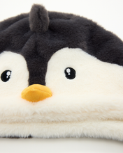 Load image into Gallery viewer, Snuggz Kids Oversized 3D Penguin Hat with Moving Ears