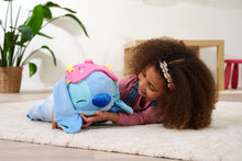 Load image into Gallery viewer, Disney Snuglets Wellbeing Stitch with Sleep Mask Disney Official Snuggz Licenced Weighted Plush Toy - Large Size