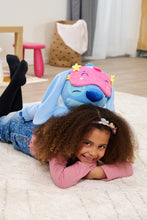Load image into Gallery viewer, Disney Snuglets Wellbeing Stitch with Sleep Mask Disney Official Snuggz Licenced Weighted Plush Toy - Large Size