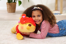 Load image into Gallery viewer, Disney Wellbeing Pooh with Sleep Mask Disney Official Snuggz Licenced Weighted Plush Toy - Large Size