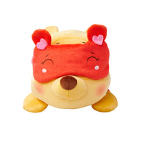 Load image into Gallery viewer, Disney Wellbeing Pooh with Sleep Mask Disney Official Snuggz Licenced Weighted Plush Toy - Large Size