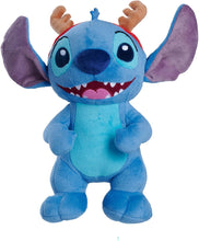 Load image into Gallery viewer, Stitch with Antlers Christmas Disney Official Snuggz Licenced Plush Toy - Medium size