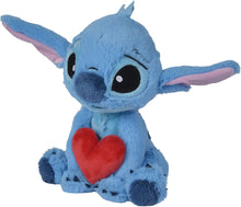 Load image into Gallery viewer, Stitch Holding Heart Disney Official Snuggz Licenced Plush Toy - Medium size