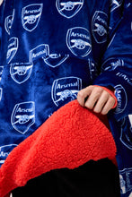 Load image into Gallery viewer, Snuggz Original Adults Arsenal Football Hooded Blanket