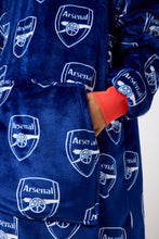 Load image into Gallery viewer, Snuggz Original Adults Arsenal Football Hooded Blanket