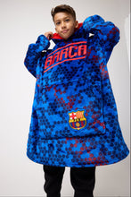 Load image into Gallery viewer, Snuggz Original Adults Barcelona Football Hooded Blanket