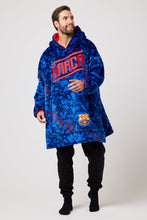 Load image into Gallery viewer, Snuggz Original Adults Barcelona Football Hooded Blanket