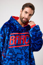 Load image into Gallery viewer, Snuggz Original Adults Barcelona Football Hooded Blanket