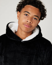Load image into Gallery viewer, Snuggz Kids Original - Black Hooded Blanket