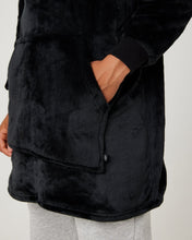 Load image into Gallery viewer, Snuggz Kids Original - Black Hooded Blanket