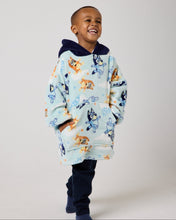 Load image into Gallery viewer, Snuggz Lite Bluey Hooded Blanket for Kids