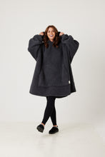 Load image into Gallery viewer, Snuggz Adult Lite - Charcoal Grey Hooded Blanket