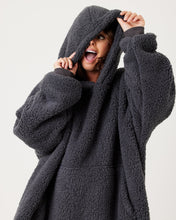 Load image into Gallery viewer, Snuggz Adult Lite - Charcoal Grey Hooded Blanket