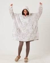 Load image into Gallery viewer, Snuggz Women Lite - Snow Leopard Adult Hooded Blanket