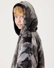 Load image into Gallery viewer, Snuggz Kids Original - Grey Camo Hooded Blanket
