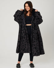 Load image into Gallery viewer, Snuggz Women Charcoal Animal Dressing Gown