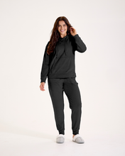 Load image into Gallery viewer, Snuggz Women Charcoal Velour Loungewear Set