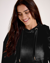 Load image into Gallery viewer, Snuggz Women Charcoal Velour Loungewear Set