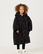 Load image into Gallery viewer, Snuggz Women Lite - Charcoal Animal Hooded Blanket