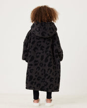 Load image into Gallery viewer, Snuggz Women Lite - Charcoal Animal Hooded Blanket