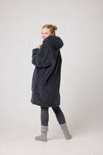 Load image into Gallery viewer, Snuggz Kids Lite - Charcoal Grey Hooded Blanket