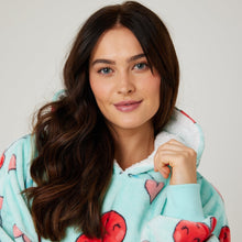 Load image into Gallery viewer, Snuggz Kids Lite - Cherry Print Hooded Blanket