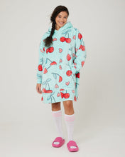 Load image into Gallery viewer, Snuggz Kids Lite - Cherry Print Hooded Blanket
