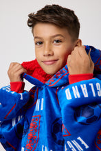Load image into Gallery viewer, Snuggz Original Kids England Football Hooded Blanket