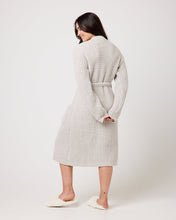 Load image into Gallery viewer, Snuggz Women Neutral Soft Textured Feather Yarn Dressing Gown