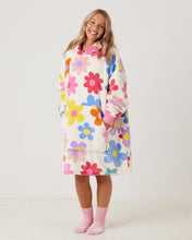 Load image into Gallery viewer, Snuggz Kids Original - Flower Power Hooded Blanket