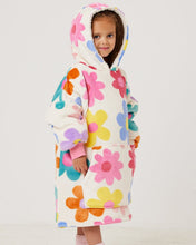 Load image into Gallery viewer, Snuggz Kids Original - Flower Power Hooded Blanket