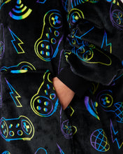 Load image into Gallery viewer, Snuggz Kids Original - Gamer Print Hooded Blanket