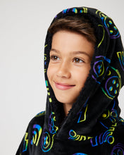 Load image into Gallery viewer, Snuggz Kids Original - Gamer Print Hooded Blanket